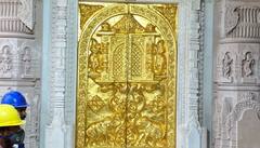 First visuals of Swarn dwar : ਰਾਮ ਮੰਦਿਰ ‘ਚ ਲੱਗਿਆ ਸੋਨੇ ਦਾ ਦਰਵਾਜਾ, ਪਹਿਲੀ ਤਸਵੀਰ ਆਈ ਸਾਹਮਣੇ