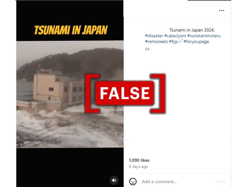 Fact Check: Old Video Passed Off As Visuals From Recent Japan Earthquake