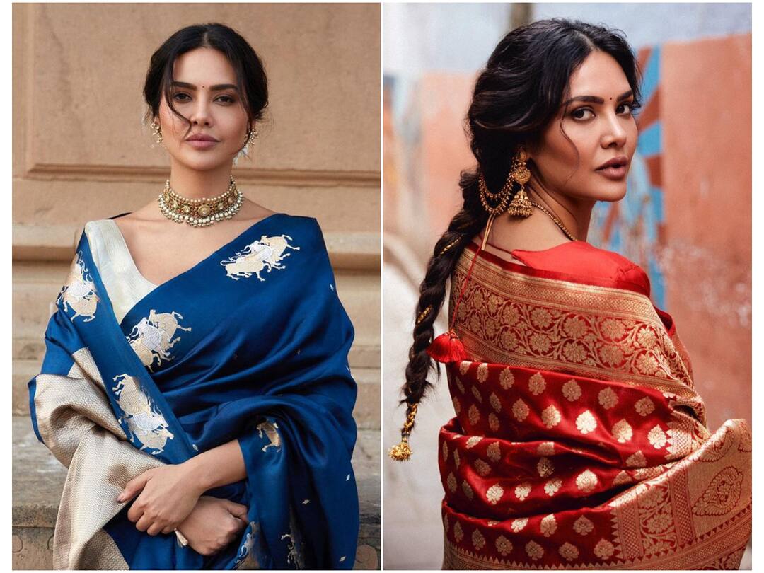 Esha Gupta And Her Graceful Looks In Sarees; SEE PICS Esha Gupta And Her Graceful Looks In Sarees; SEE PICS