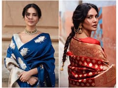 Esha Gupta And Her Graceful Looks In Sarees; SEE PICS