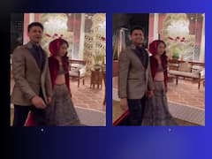 रॉयल ब्लू एम्बेलिश्ड लहंगे में आयरा लगीं बला की खूबसूरत तो सूट-बूट में जंचे नूपुर, संगीत फंक्शन में एक दूसरे का हाथ थामे कपल ने ली थी ग्रैंड एंट्री