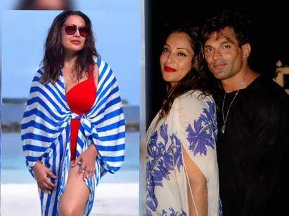 Netizens Slams actress bipasha basus maldives Trip Bipasha Basu: மாலத்தீவில் மஜாவாக எடுத்த புகைப்படங்கள்: பிபாஷா பாசுவுக்கு வலுக்கும் கண்டனங்கள்!