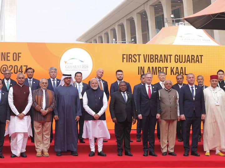 PM Modi Kicks Off Vibrant Gujarat Global Summit 2024, Adani, Ambani