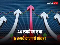 सबसे अच्छा मल्टीबैगर! 6 रुपये से 44 रुपये हुआ भाव, साल भर में आई 335 पर्सेंट की तेजी