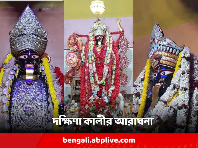 Howrah ma kali figure made of neem wood, has been worshiped for four and a half hundred years Howrah: মন্দির নির্মাণের স্বপ্নাদেশ পেয়েছিলেন জমিদার, সাড়ে চারশো বছর ধরে দামোদর তীরে পূজিতা দক্ষিণা কালী