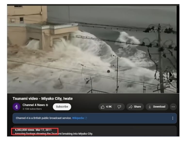 Fact Check: Old Video Passed Off As Visuals From Recent Japan Earthquake