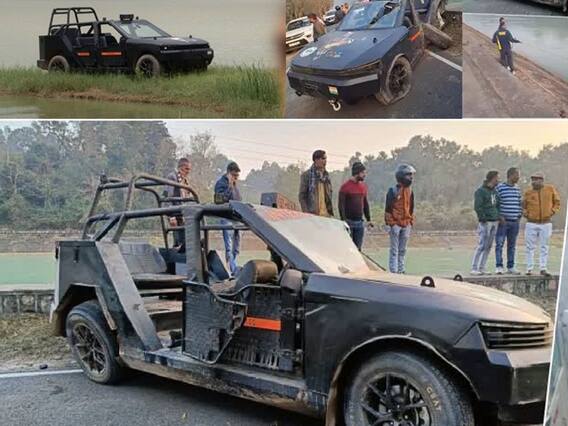 ట్రయల్ రన్ లో ఉన్న ఎలక్ట్రిక్ కారు పల్టీలు, వేగం పెంచమని ఫోర్స్ చేశారంటున్న డ్రైవర్