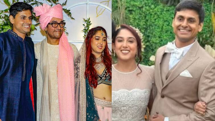 Ira Khan Nupur Shikhare's wedding video is out See Amir Khan daughter wedding Video Ira Khan Marriage: উদয়পুরে রীতি মেনে বিবাহবন্ধনে বাঁধা পড়লেন আমির-কন্যা ইরা, ভাইরাল বিয়ের ভিডিও