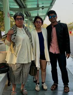 Ira-Nupur Pics: शादी के बाद पहली बार पति के साथ दिखीं आयरा ख़ान, टीशर्ट के साथ शॉर्ट्स पहने नजर आईं नूपुर की नई नवेली दुल्हन