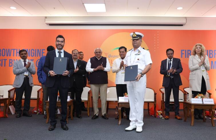 Vibrant Gujarat 2024 CM Bhupendra Patel participated in the port-led development seminar Vibrant Gujarat 2024: બ્લૂ ઇકોનોમીમાં તેજી લાવવા પોર્ટ સિટી અને ગ્રીન ફિલ્ડ પોર્ટ્સ પર ગુજરાતની નજર
