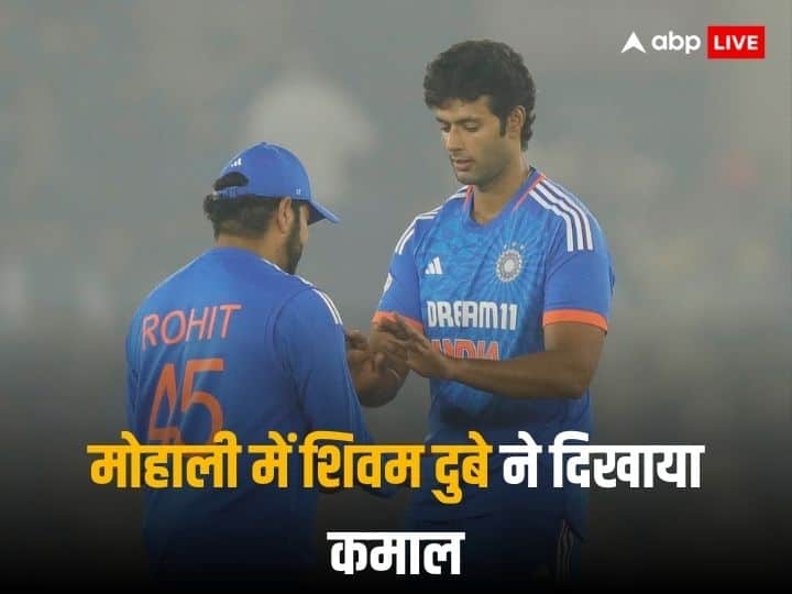 IND vs AFG 1st T20 Axar Patel Shivam Dube Wicket for India Mohali Against afghanistan IND vs AFG: पहले अक्षर और फिर शिवम ने अफगानिस्तान को दिया झटका, देखें कैसे गिरे विकेट