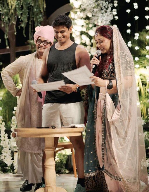 पहले कोर्ट मैरिज, फिर उदयपुर में मेहंदी-संगीत और क्रिश्चियन वेडिंग, बेहद हटकर हुई  Aamir Khan की बेटी आयरा की नूपुर संग शादी, देखें Wedding Album