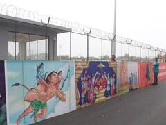 National Youth Festival : राष्ट्रीय युवा महोत्सवासाठी नाशकात जय्यत तयारी, शहर सजलं, पाहा Photos