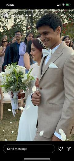 Ira-Nupur Wedding: व्हाइट गाउन में दुल्हन बनीं आमिर खान की बेटी आयरा तो फॉर्मल सूट में हैंडसम लगे दूल्हे मियां नूपुर शिखरे, देखें कपल की क्रिश्चियन वेडिंग की तस्वीरें