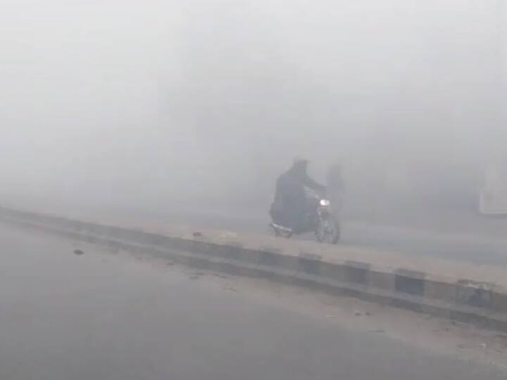 Agra weather news Fog increases problems on working people and slow vehicles ann Agra Fog: आगरा में कोहरे ने कामकाजी लोगों की बढ़ाईं मुश्किलें, वाहनों की रफ्तार पर लगा ब्रेक