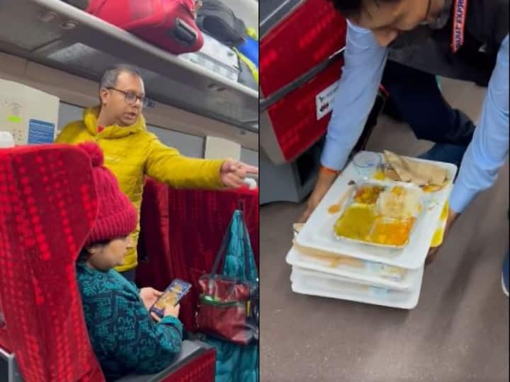 Bad food served in Vande Bharat train no 22416 from NDLS to BSB indian railway taken action वंदे भारत ट्रेन में परोसा गया खराब खाना, सामने आया वीडियो तो रेलवे ने लिया ये एक्शन