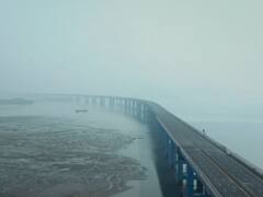 Atal Setu Photos: मुंबई ट्रांस हार्बर लिंक के उद्घाटन से पहले जानें खूबियां, देश के सबसे लंबे समुद्र सेतु की खास तस्वीरें यहां