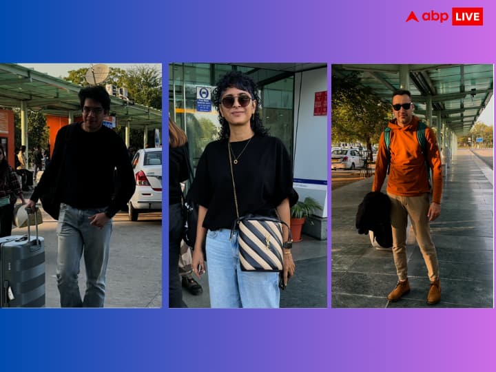 Aamir Khan Family Photos: आयरा खान और नूपुर शिखरे की ग्रैंड वेडिंग अब हो चुकी है. जिसके बाद आमिर खान की फैमिली अब मुंबई के लिए रवाना हो गई है. नीचे देखिए सभी की तस्वीरें.....