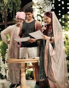 बेटी-दामाद और अपनी दोनों एक्स वाइफ संग  Aamir Khan ने क्लिक कराई परफेक्ट फैमिली पिक्चर, देखें-आयरा और नूपुर की वेडिंग की Inside तस्वीरें