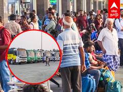 Kilambakkam bus terminus was flooded with people : சொந்த ஊருக்கு படையெடுக்கும் மக்கள்! கிளாம்பாக்கம் நிலவரம் என்ன?