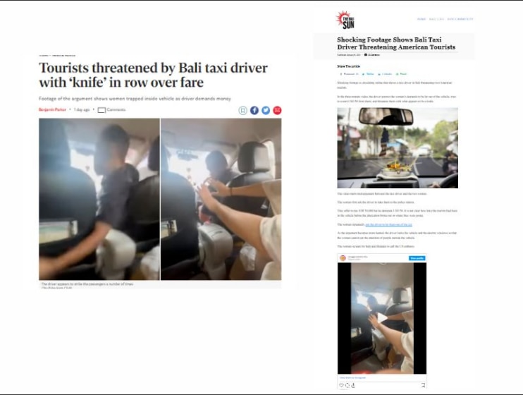 Fact Check: Video Showing Taxi Driver Threatening Two Women Is From Bali And Not Maldives