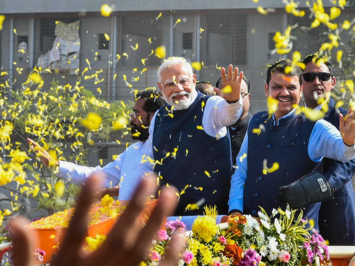 PM Modi Launch Mumbai Trans Harbour Link Atal Setu Bridge Road Tunnel ...