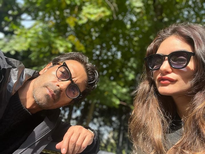 Arjun Rampal and Gabriella Demetriades stand out as a couple who effortlessly blend style and sweetness as the duo recently shared a series of selfies on social media with their fans.