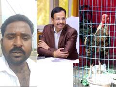 Karimnagar RTC Depot Auction Fighter Cock : పందెం కోడి నాదేనంటూ ఓ వ్యక్తి వీడియో | ABP Desam