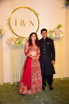 Ira Khan and Nupur Shikhare: भरजरी लेहंगा आणि हातावर मेहंदी; रिसेप्शनसाठी आयराचा खास लूक, आमिरच्या जावयाच्याही लूकनं वेधलं लक्ष!