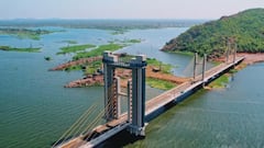 Ambhora Bridge Inauguration:  अंभोरा केबल स्टेड ब्रीजचे आज लोकार्पण, पुलावरच 40 फूट उंचीवर 'स्काय गॅलरी'; बघा काय आहे ब्रीजची वैशिष्ट्य