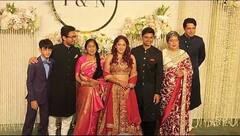 \Ira Khan-Nupur Shikhare Wedding Reception Photos Out, Newlyweds Pose With Aamir Khan And Family