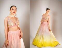 Rakul Preet Singh PHOTO: સગાઈ ફંક્શન માટે બેસ્ટ છે રકુલ પ્રીત સિંહનો આ લહેંગા અવતાર