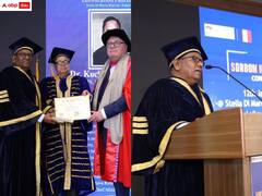 తెలుగు వ్యక్తికి ఫ్రాన్స్ యూనివర్సిటీ గౌరవ డాక్టరేట్ - రిటైర్డ్ డీజీపీని వరించిన ప్రతిష్టాత్మక పురస్కారం