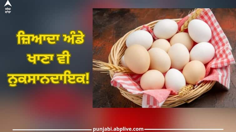 health risks of eating too many eggs expert says moderation is key health care tips abpp Eating Too Many Eggs: ਸਰਦੀਆਂ 'ਚ ਜ਼ਿਆਦਾ ਅੰਡੇ ਖਾਣਾ ਵੀ ਨੁਕਸਾਨਦਾਇਕ! ਵਧ ਸਕਦੈ ਹਾਰਟ ਅਟੈਕ ਦਾ ਖਤਰਾ