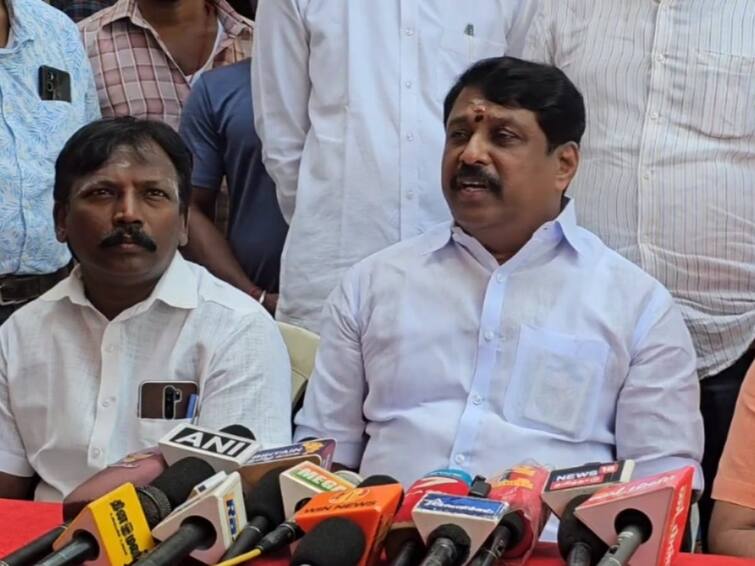 MLA Nainar Nagendran says There is nothing wrong with giving airports to private parties - TNN தனியாருக்கு விமான நிலையங்களை கொடுப்பது தவறே கிடையாது - நயினார் நாகேந்திரன் எம்எல்ஏ