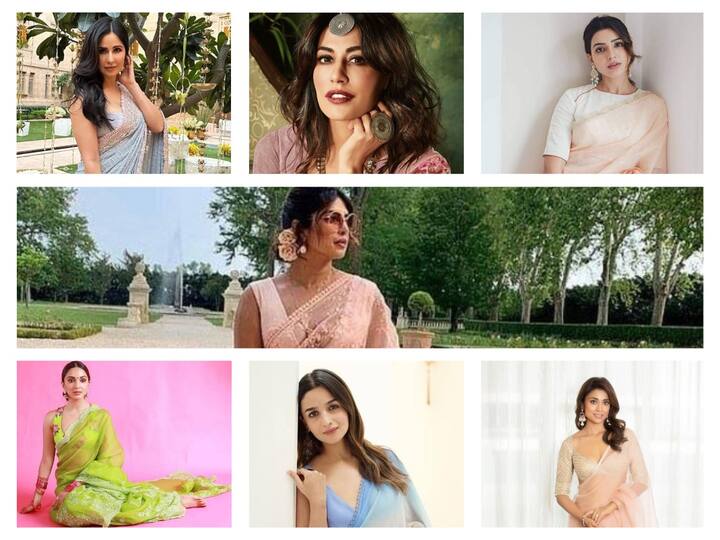 Step into the ethereal world of Bollywood fashion as our divas gracefully drape themselves in pastel sarees, redefining elegance and setting major style goals.