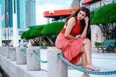 Hamsa Nandini photos : ఫ్లోరిడా వీధుల్లో హంస హొయలు!