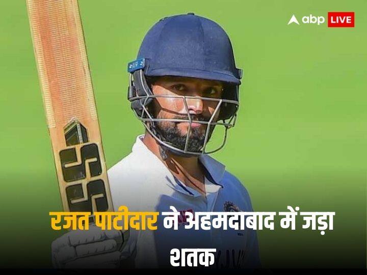 अहमदाबाद में रजत पाटीदार ने इंग्लैंड लायंस के गेंदबाजों की जमकर धुनाई की और शानदार शतक जड़ा