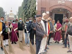 IN Pics: जानकी जन्मभूमि मंदिर परिसर में चला सफाई अभियान, नगर आयुक्त सहित मेयर और कई वार्ड पार्षदों ने लिया हिस्सा