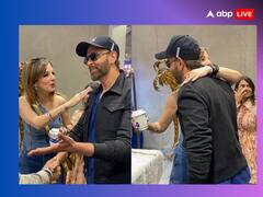 Pics: ज्वेलरी एग्जीबिशन में एक्स हसबैंड ऋतिक रोशन को गले लगाती दिखीं सुजैन खान, ‘फाइटर’ एक्टर का दिखा डेशिंग लुक