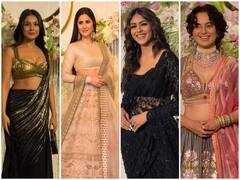 Ira-Nupur Wedding Reception: किसी ने लहंगे में तो किसी ने साड़ी में ढाया कहर, देखें आयरा-नुपुर के रिसेप्शन में हसीनाओं के खूबसूरत लुक