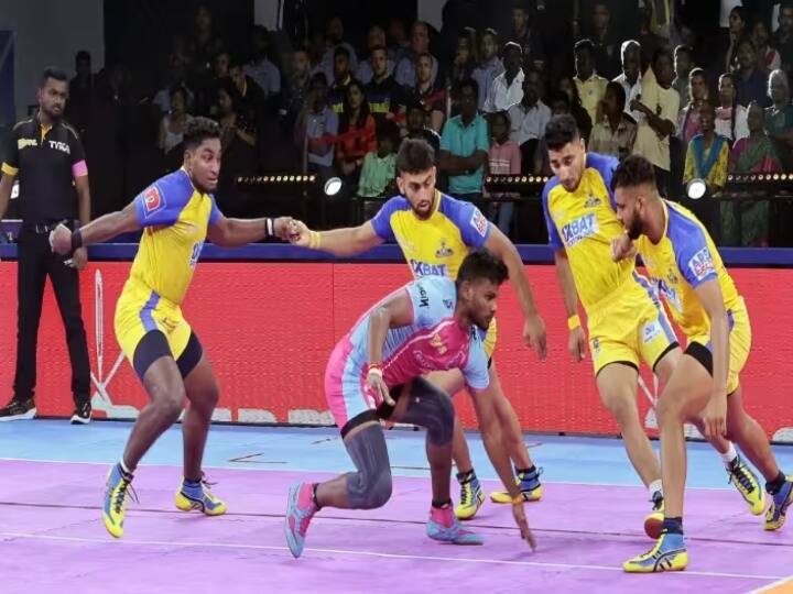 Tamil thalaivas vs haryana steelers Pro Kabaddi 2023 Match 71 Tamil thalaivas vs haryana steelers: ஹரியானா ஸ்டீலர்ஸை பழி தீர்க்குமா தமிழ் தலைவாஸ்? ரசிகர்கள் எதிர்பார்ப்பு!