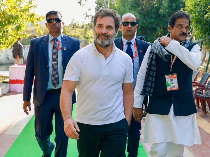 Congress MP Rahul Gandhi on Sunday kickstarted his second large-scale outreach programme, Bharat Jodo Nyay Yatra, from ethnic strife-torn Manipur's Thoubal district. (Photo: PTI)