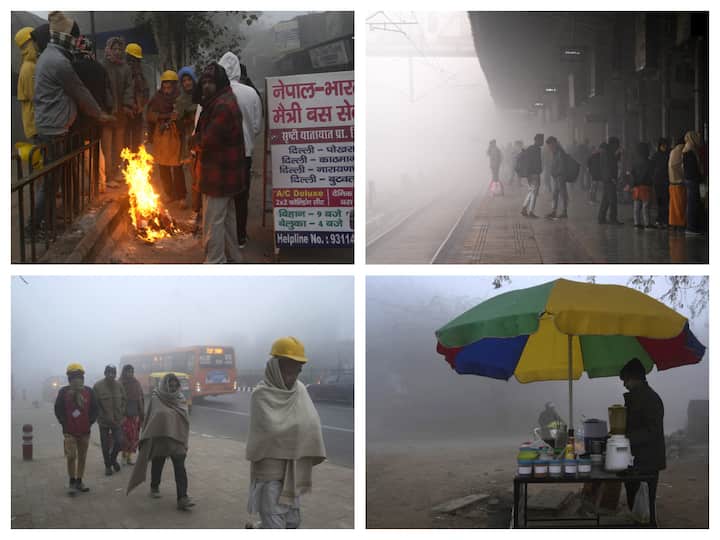 The dense fog in Delhi has made the visibility drop to zero for the first time in this winter season.