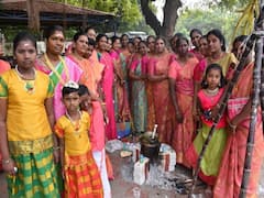 குடும்பத்துடன் கோலாகலமாக பொங்கல் விழா கொண்டாடிய மதுரை மாநகர் காவலர்கள்!