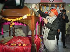 JP Nadda, CM Yogi, Other Leaders Clean Temples Ahead Of Ram Mandir Inauguration — IN PICS