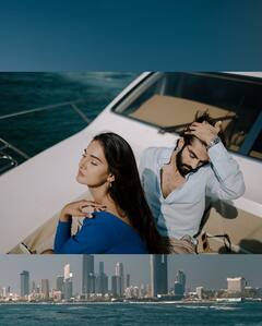 Mukti Mohan Pics: नीले समुद्र के बीच पति कुणाल संग कोजी हुईं मुक्ति मोहन, ब्लू थाई हाई स्लिट ड्रेस में दिए ऐसे-ऐसे पोज, देखें तस्वीरें