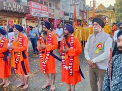 In Photos: गुरु गोविंद सिंह जयंती से पहले जबलपुर में निकला भव्य संकीर्तन जुलूस, पालकी पर विराजे गुरुग्रंथ साहिब, देखें तस्वीरें