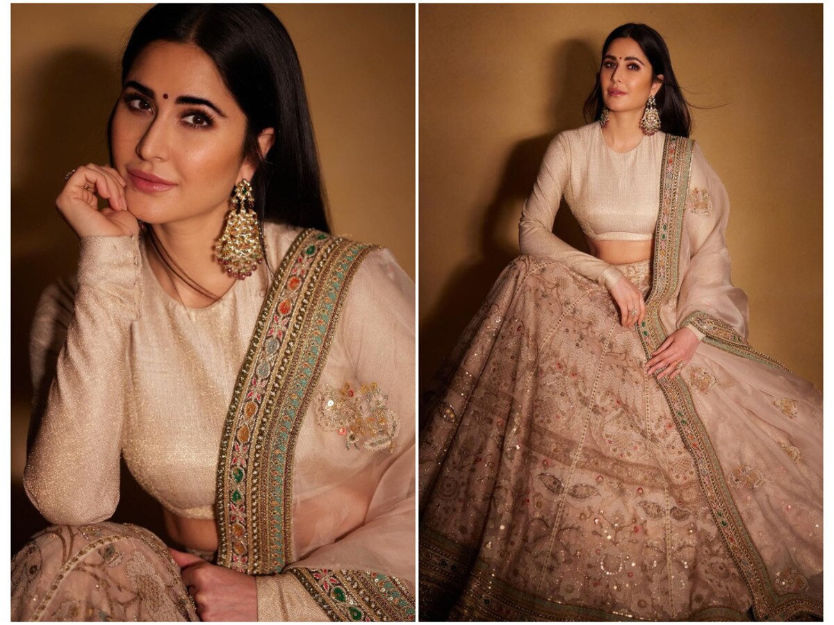 Katrina Kaif Dolled Up In A Pastel Lehenga For Ira-Nupur Reception Party,  SEE PICS