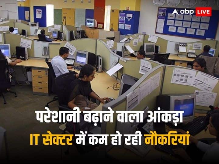 Top IT Firms: Scary trend of IT sector, jobs reduced in top-4 companies, headcount down by 50 thousand in a year